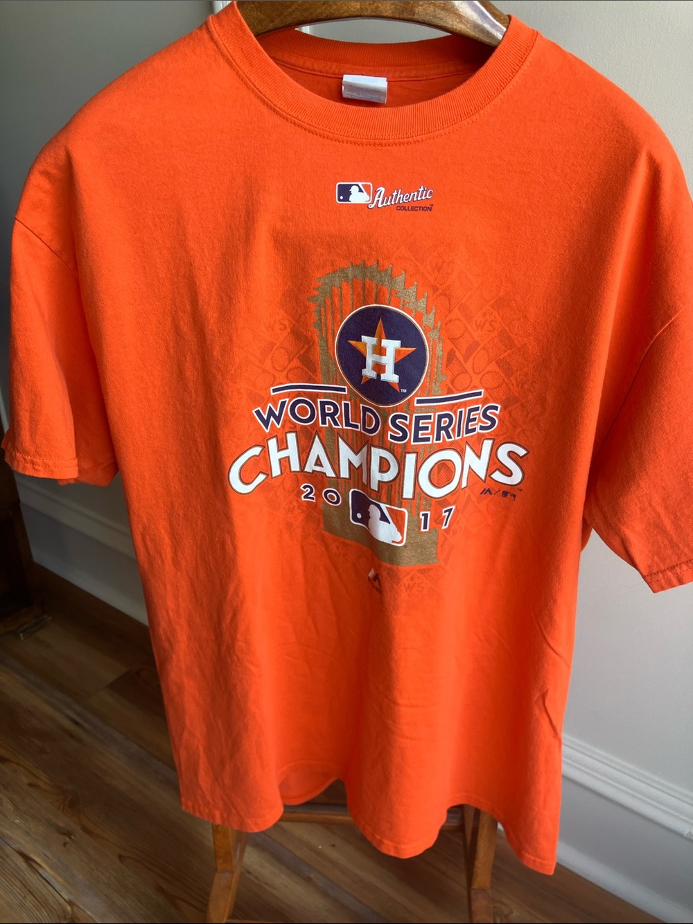 Port and Company Orange Houston Astros 2017 World Series Champions Tee